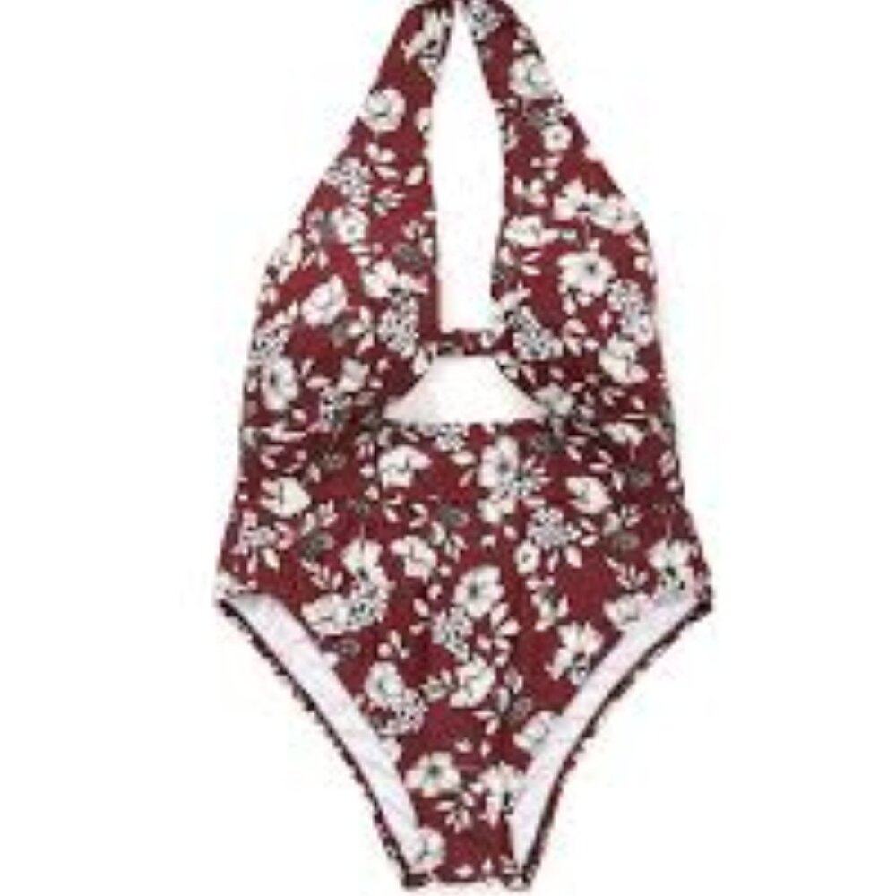 Adore Me Brinlee Floral Brown One Piece Swimsuit